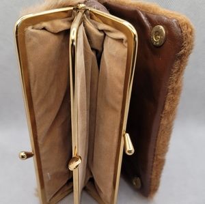 Vintage New Old Stock kangaroo fur wallet